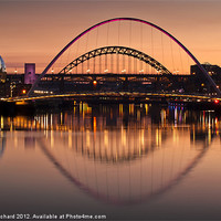 Buy canvas prints of The Tyne Bridges by Ray Pritchard