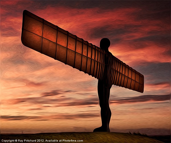 Angel Of The North Canvas Print by Ray Pritchard