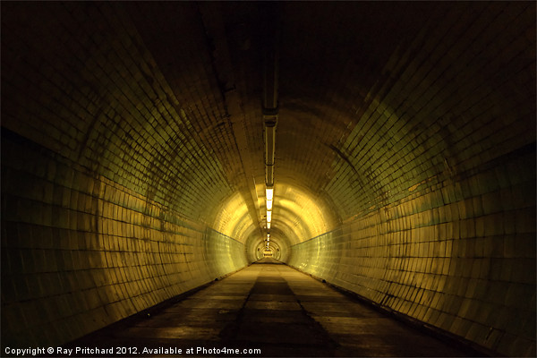 Tunnel Under The Tyne Picture Board by Ray Pritchard