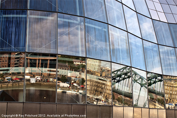 Newcastle Reflected Picture Board by Ray Pritchard
