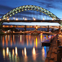 Buy canvas prints of Newcastle Riverside by Ray Pritchard