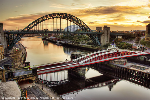 Early Morning in Newcastle Picture Board by Ray Pritchard