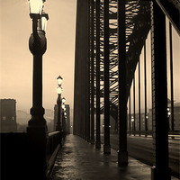 Buy canvas prints of Vintage Tyne Bridge by Ray Pritchard