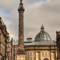 Buy canvas prints of Greys Monument Newcastle by Ray Pritchard