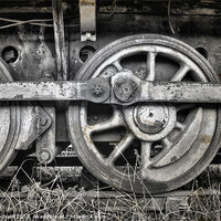 Buy canvas prints of Vintage Train Wheels by Ray Pritchard