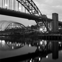 Buy canvas prints of The Tyne Bridge and The Sage by Ray Pritchard