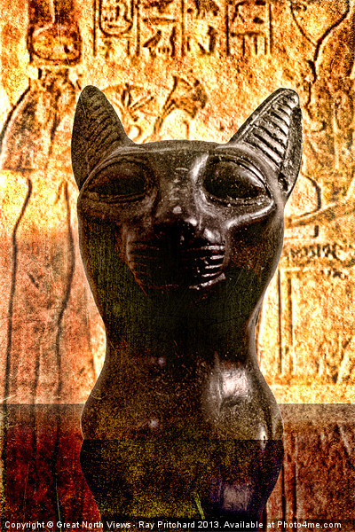 Egyptian Cat Picture Board by Ray Pritchard