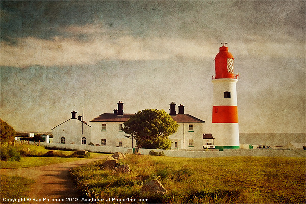 Souter Lighthouse Picture Board by Ray Pritchard