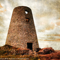 Buy canvas prints of Old Mill on Cleadon Hills by Ray Pritchard