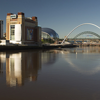 Buy canvas prints of River Tyne (Great North Run Edition) by Ray Pritchard