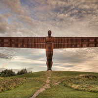 Buy canvas prints of HDR Angel of the North by Ray Pritchard