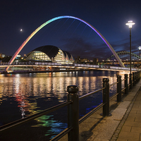 Buy canvas prints of Gateshead Millennium Bridge by Ray Pritchard