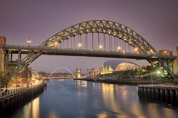 Tyne Bridge over the Tyne Picture Board by Ray Pritchard