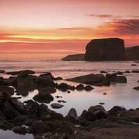 Buy canvas prints of Marsden Rock by Ray Pritchard