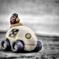 Buy canvas prints of Vintage Toy Car by Ray Pritchard