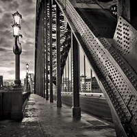 Buy canvas prints of Walk Over The Tyne Bridge by Ray Pritchard
