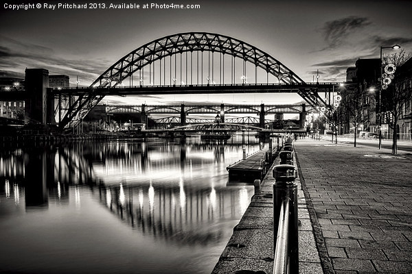 Tyne Bridges Picture Board by Ray Pritchard