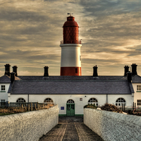 Buy canvas prints of Souter Lighthouse HDR by Ray Pritchard