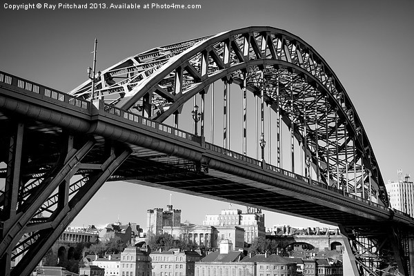 Tyne Bridge Over Newcastle Picture Board by Ray Pritchard