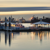 Buy canvas prints of South Shields Ferry Landing by Ray Pritchard