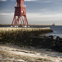 Buy canvas prints of South Shields Groyne by Ray Pritchard