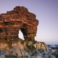 Buy canvas prints of Rock Arch at Whitburn Point by Ray Pritchard