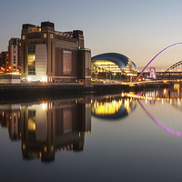 Buy canvas prints of River Tyne Panorama by Ray Pritchard