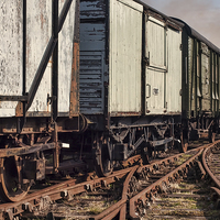 Buy canvas prints of Old Train Carriages by Ray Pritchard