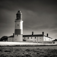 Buy canvas prints of Souter Lighthouse at Sunset by Ray Pritchard