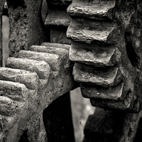 Buy canvas prints of Old Gears by Ray Pritchard