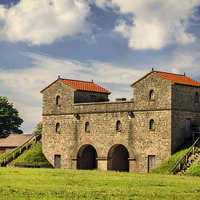 Buy canvas prints of Arbeia Roman Fort by Ray Pritchard