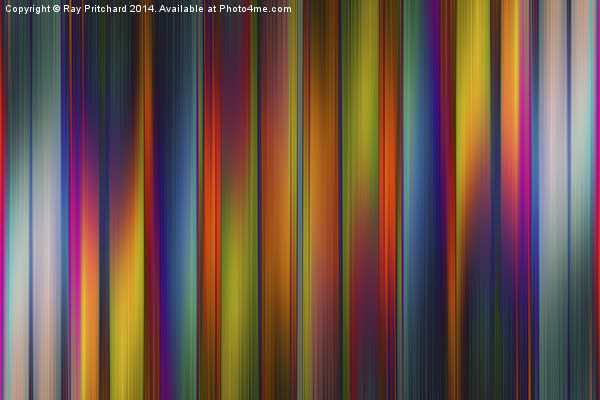 Abstract Stripes Picture Board by Ray Pritchard