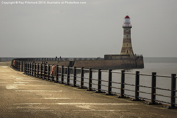 Roker Pier and Lighthouse Picture Board by Ray Pritchard