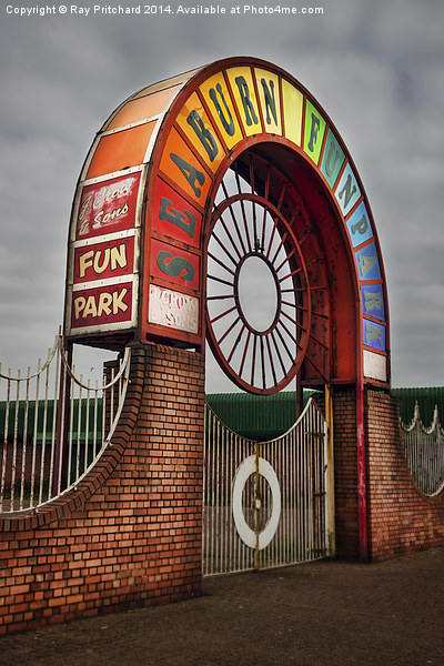 Derelict Fun Park Picture Board by Ray Pritchard