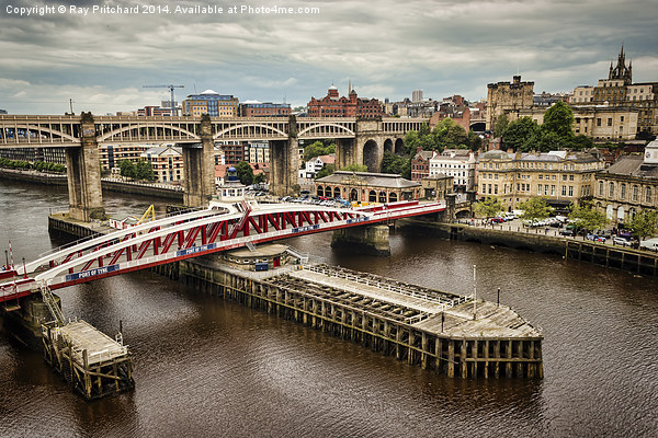 View Of Newcastle Picture Board by Ray Pritchard