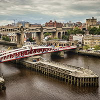 Buy canvas prints of View Of Newcastle by Ray Pritchard