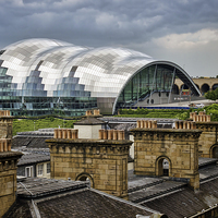Buy canvas prints of The Sage over Rooftops by Ray Pritchard