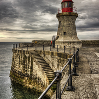 Buy canvas prints of South Shields Lighthouse by Ray Pritchard