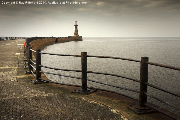 Roker Pier and Lighthouse Picture Board by Ray Pritchard