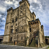 Buy canvas prints of Newcastle Castle by Ray Pritchard