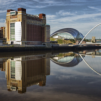 Buy canvas prints of  Reflections in the Tyne by Ray Pritchard
