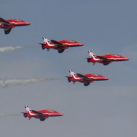 Buy canvas prints of  The Red Arrows by Ray Pritchard