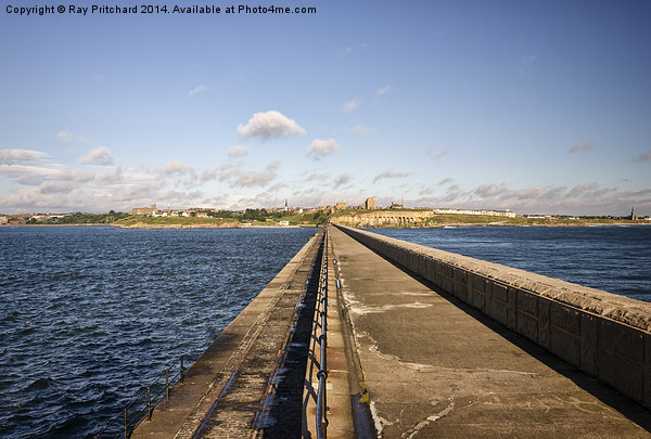  Tynemouth Pier Picture Board by Ray Pritchard