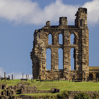 Buy canvas prints of  Tynemouth Priory by Ray Pritchard