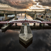 Buy canvas prints of  View Over The  River Tyne by Ray Pritchard