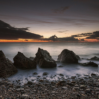 Buy canvas prints of  Fallen Sea Stack by Ray Pritchard
