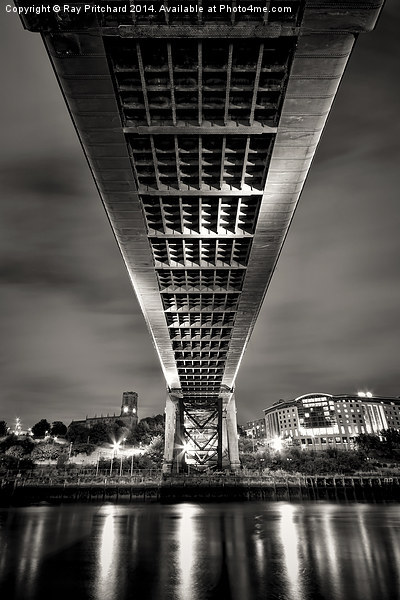  Under The Tyne Bridge Picture Board by Ray Pritchard