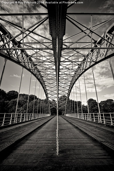 Wylam Railway Bridge Picture Board by Ray Pritchard