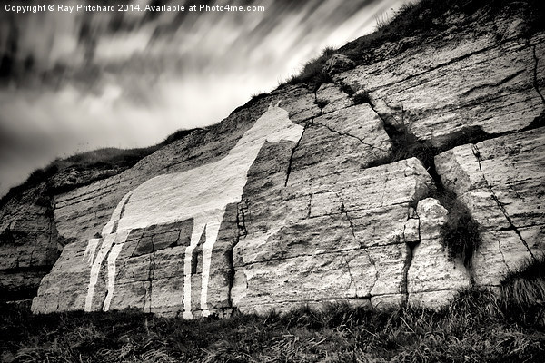  Marsden White Horse Picture Board by Ray Pritchard