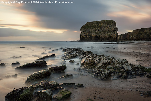  Marsden Rock Long Exposure Picture Board by Ray Pritchard